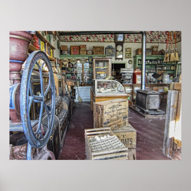 General Store - Virginia City Ghost Town - Montana Poster (Framsidan)