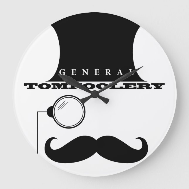 General Tomfoolery Wall Clock Stor Klocka (Framsida)