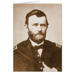 General Ulysses Grant c1865 Hälsningskort