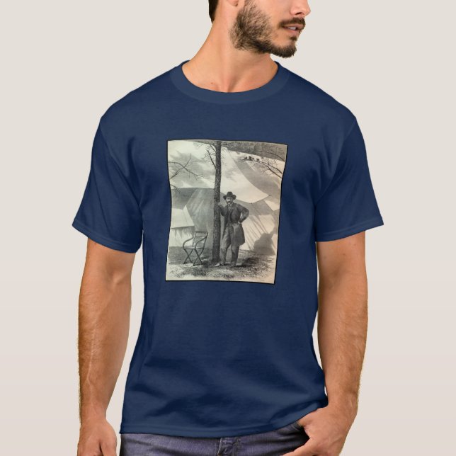 General Ulysses S. Bevilja T Shirt (Framsida)