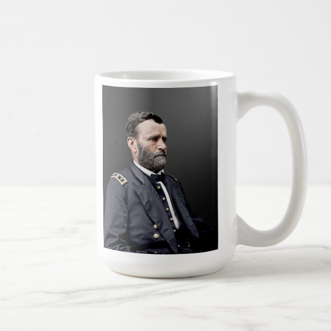 General Ulysses S.Beviljande Kaffemugg (Höger)