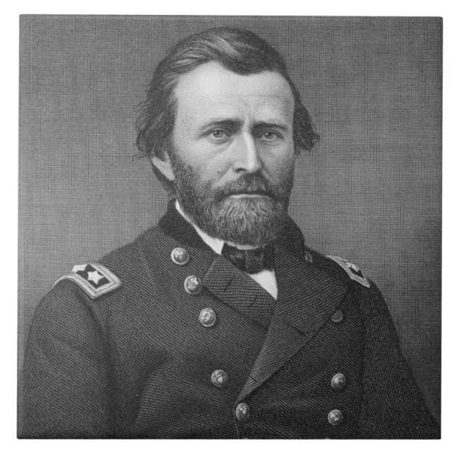 General Ulysses Simpson Bevilja som inristar efter Kakelplatta (Framsidan)