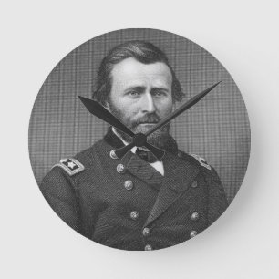 General Ulysses Simpson Bevilja som inristar efter Rund Klocka