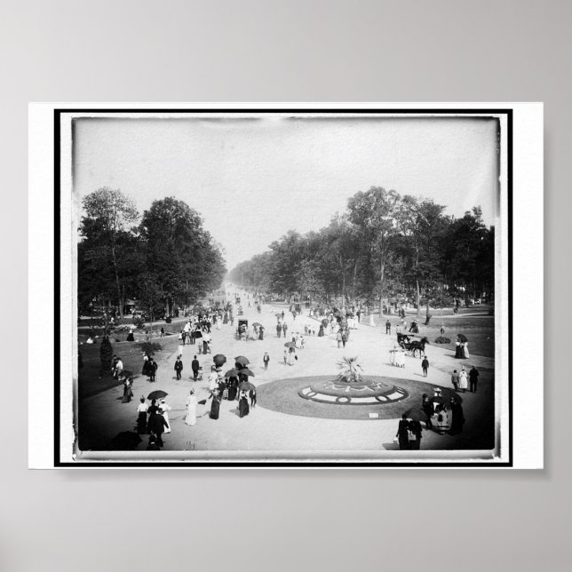 General view, Los Angeles, California c1890s Poster (Framsidan)