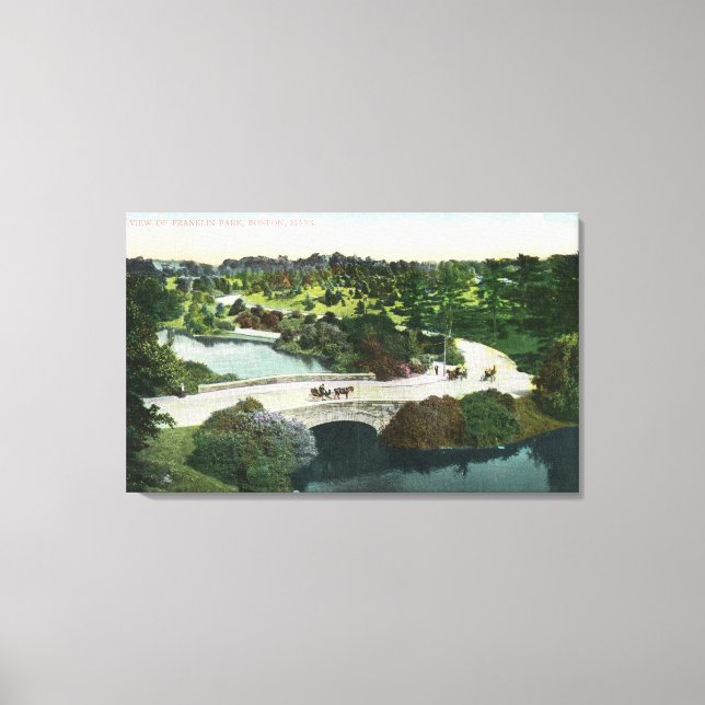 General View of Franklin Park Canvastryck (Framsida)