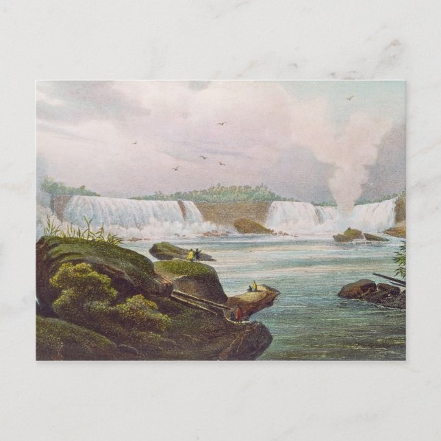 General View of Niagara Falls från Canadian Side Vykort (Framsida)