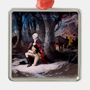 General Washington Be på dalsmedjan, PA Julgransprydnad Metall