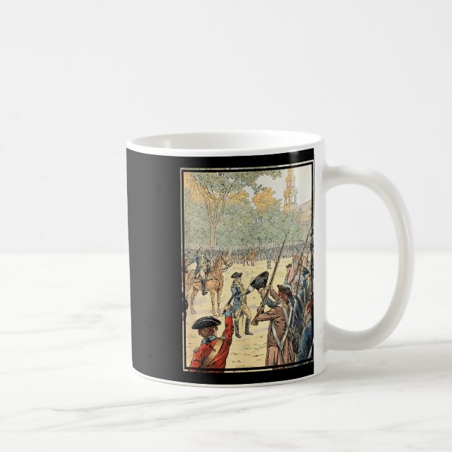 General Washington Commanding Continental Army Kaffemugg (Höger)
