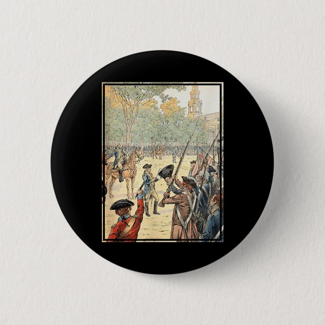 General Washington Commanding Continental Army Knapp (Framsida)