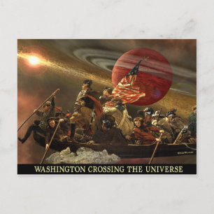 General Washington Crossing the Universe Vykort