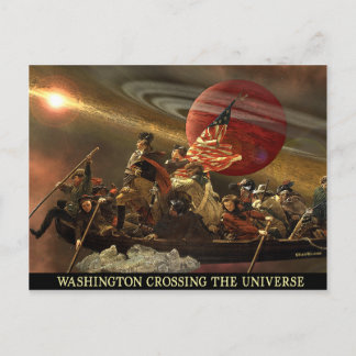 General Washington Crossing the Universe Vykort