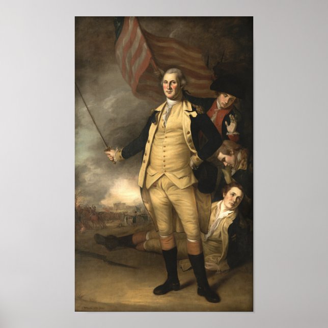 General Washington i striden mot Princeton Poster (Framsidan)