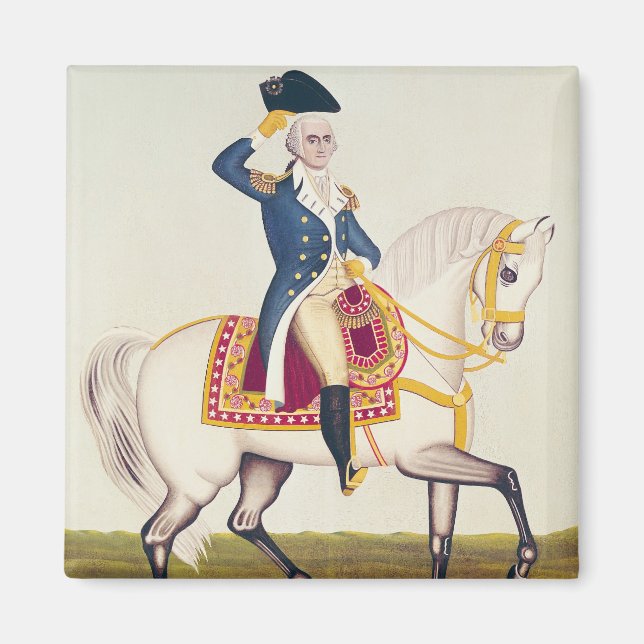 General Washington on a White Charger, 1835 Magnet (Framsidan)