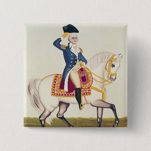 General Washington på en vituppladdare, c.1835 Knapp