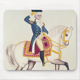 General Washington på en vituppladdare, c.1835 Musmatta