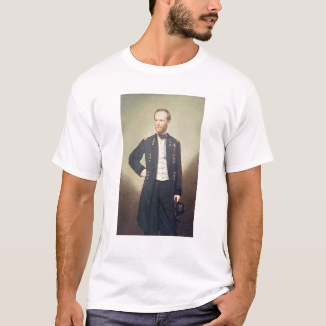 General William Sherman 1866 T-shirt (Framsida)