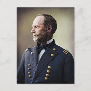 General William Sherman Vykort