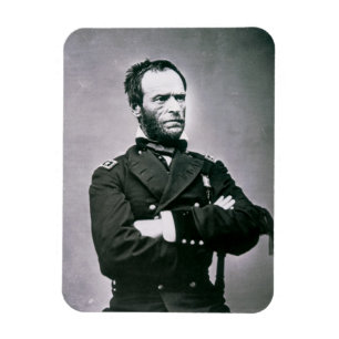 General William T. Sherman (1820-91) (b-/wfotoet) Magnet