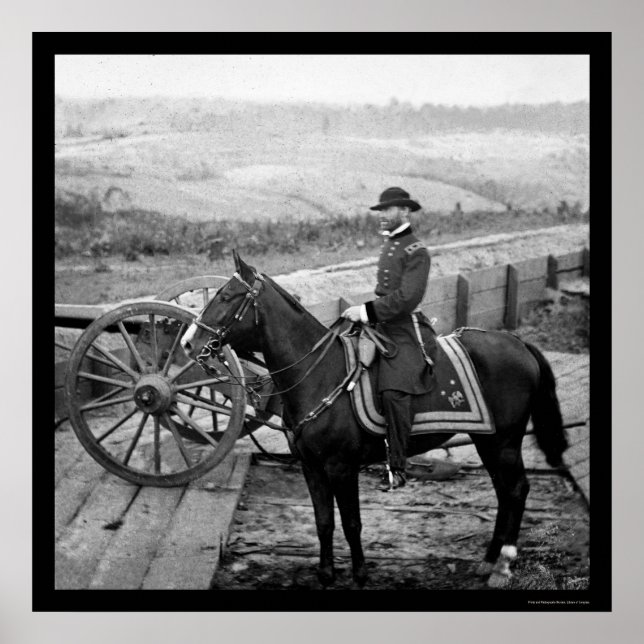 General William Tecumsah Sherman 1864 Poster (Framsidan)