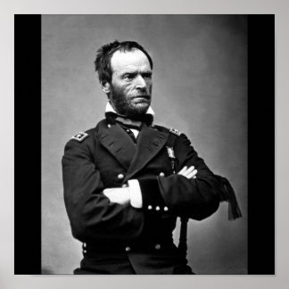 General William Tecumseh Sherman 1865. Poster