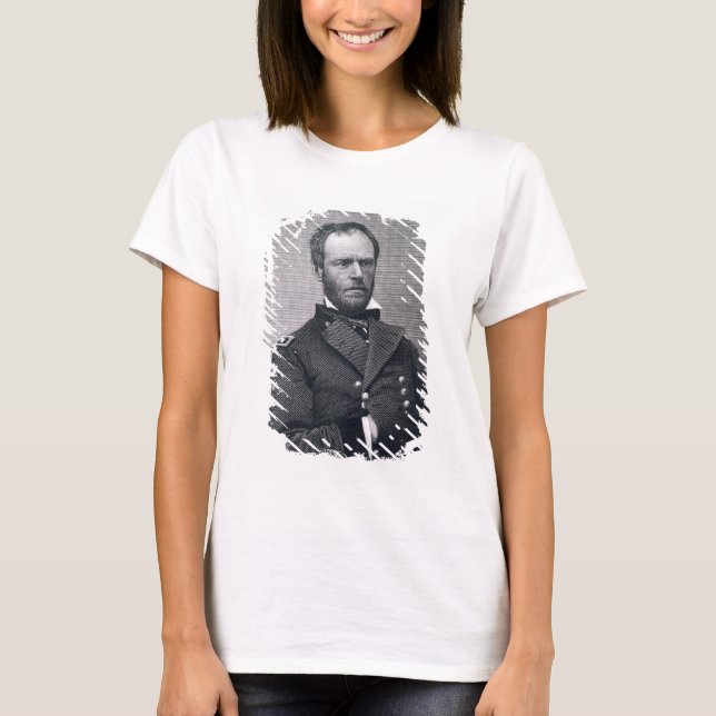 General William Tecumseh Sherman, graverad efter e Tee (Framsida)