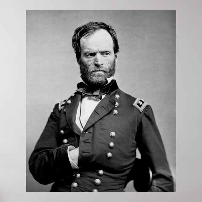 GENERAL WILLIAM TECUMSEH SHERMAN of the UNION Poster (Framsidan)