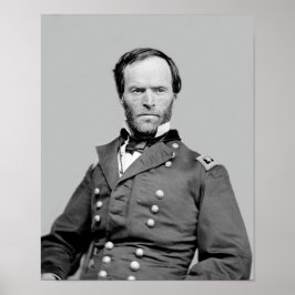 General William Tecumseh Sherman Porträtt - 1864 Poster