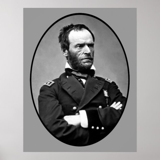 General William Tecumseh Sherman Poster (Framsidan)