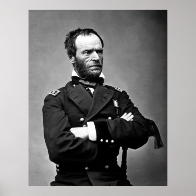 General William Tecumseh Sherman Poster (Framsidan)