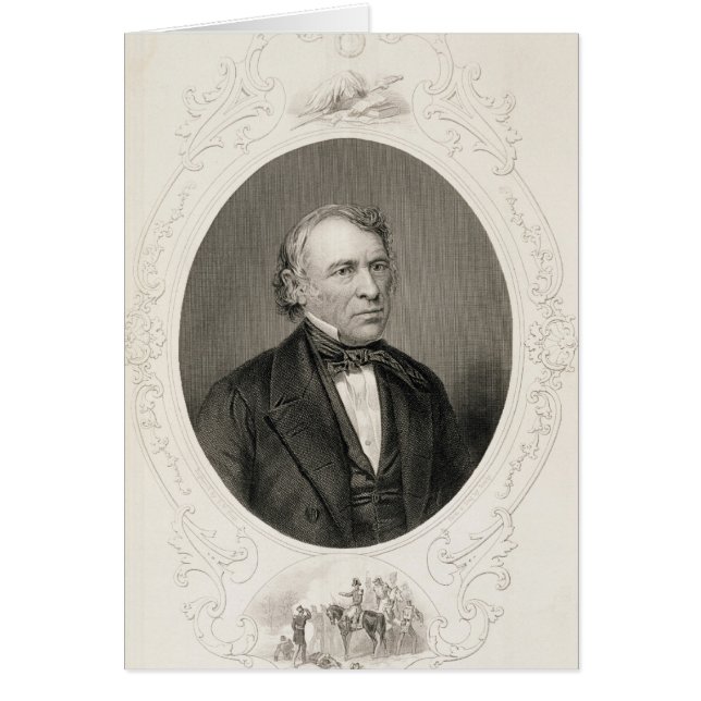 General Zachary Taylor Hälsningskort (Framsidan)
