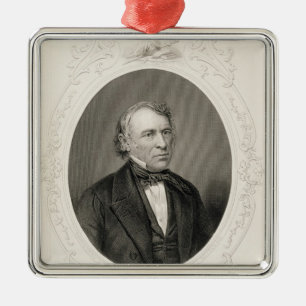 General Zachary Taylor Julgransprydnad Metall