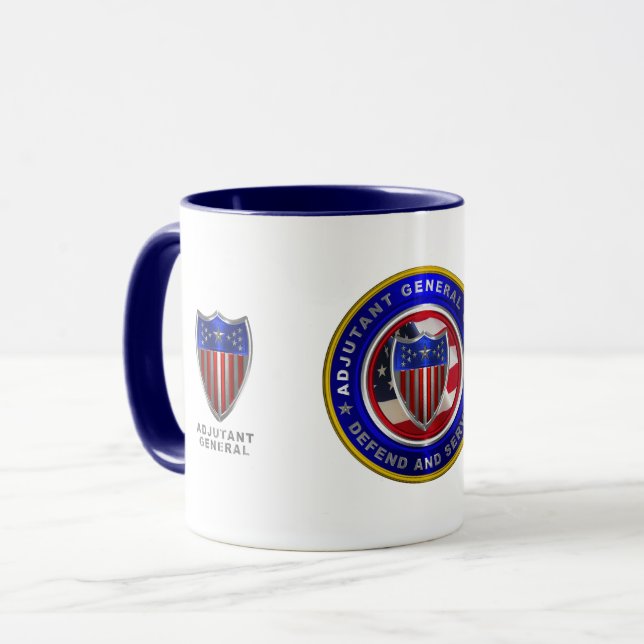 Generaladjutantkåren Mugg (Framsida vänster)