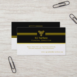 Generaldirektör guld rand och stigning foenix visitkort