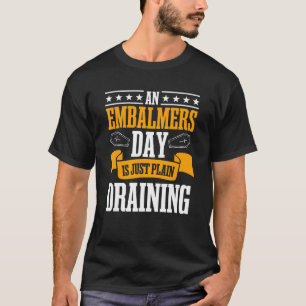 Generaldirektör Mortician Undertaker Mortuary Emb T Shirt