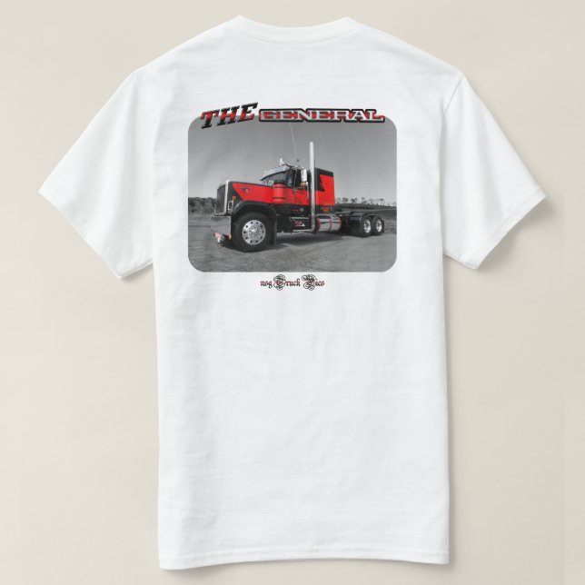 Generalen av skjortan för hobbyhästtransport t-shirt (Design baksida)