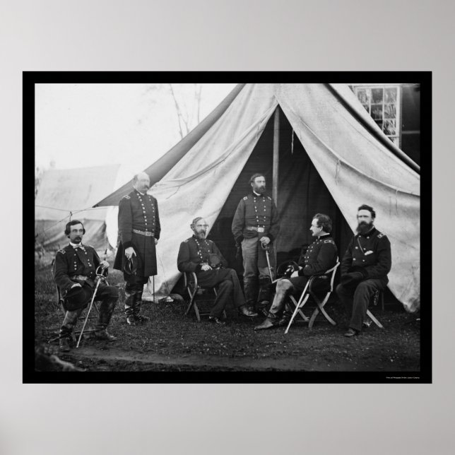 Generaler inom Potomacarmén 1863 Poster (Framsidan)