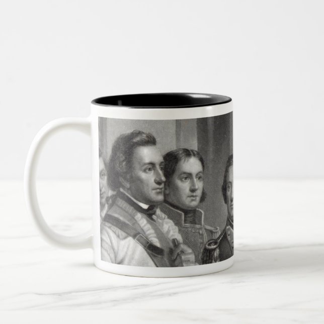 Generaler till George Washington mugg (Vänster)
