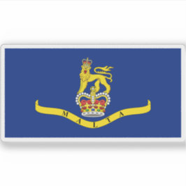 Generalguvernörens Flagga i Malta (1964-1974) Klistermärken