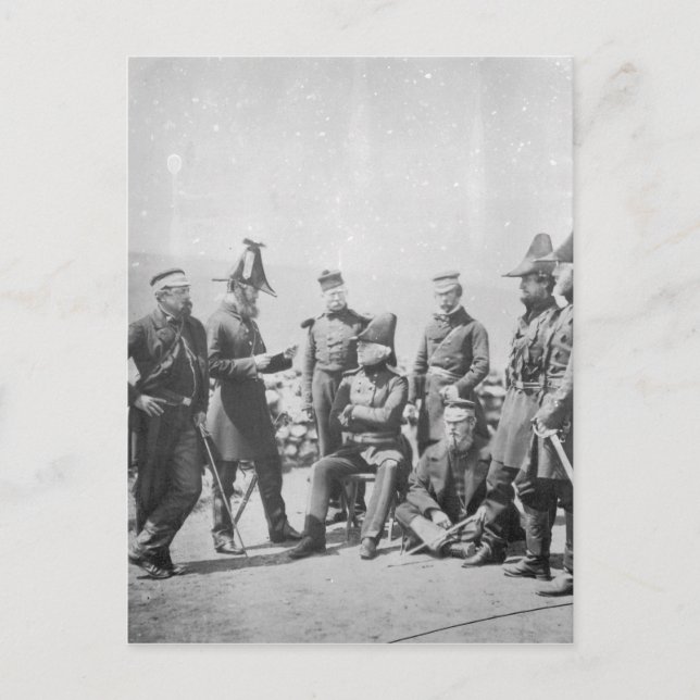 Generallöjtnant Herr George Brown G.C.B Vykort (Framsida)