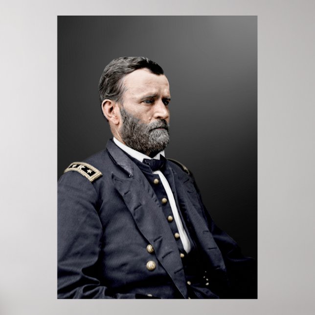 Generallöjtnant Ulysses S. GRANT Poster (Framsidan)