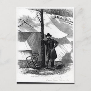 Generallöjtnant Ulysses S. Grant Vykort