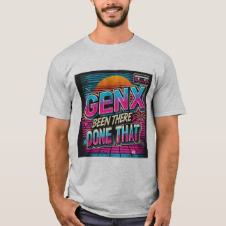 Generallöjtnant X Retro 80s Vaporwave - Been där, T Shirt