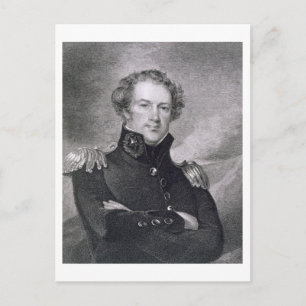 Generalmajor Alexander Macomb (1782-1842), engrav Vykort