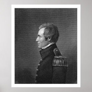 Generalmajor Edmund Pendleton Gaines (1777-1849) Poster