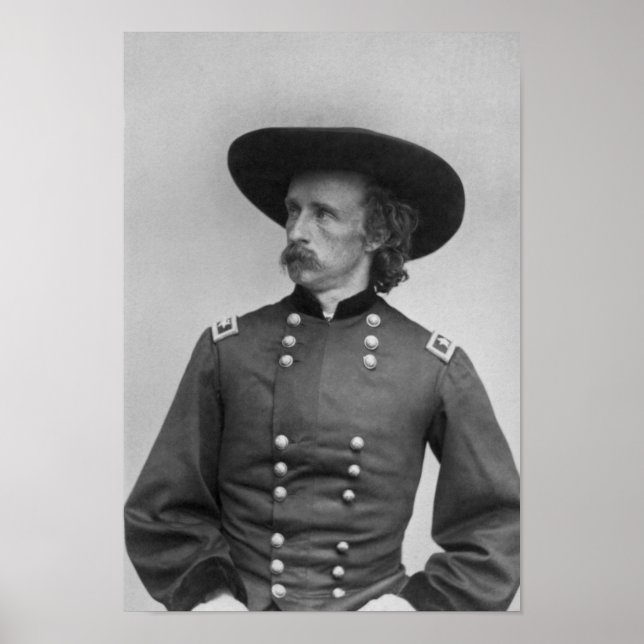 Generalmajor George Armstrong Custer Poster (Framsidan)