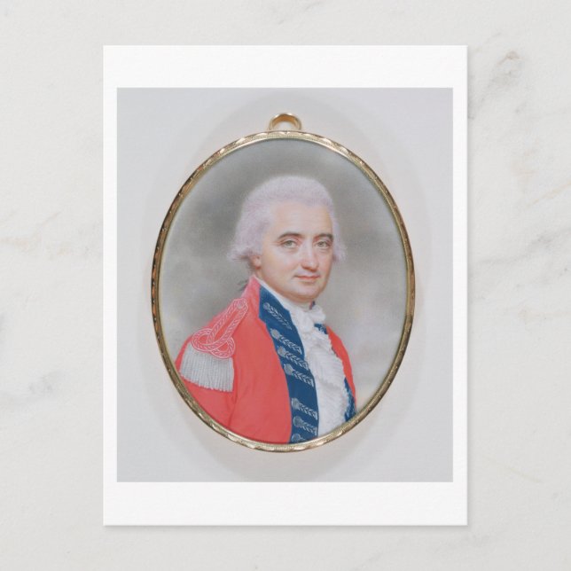 Generalmajor Herr Barry Close (d.1813) 1794 (w/ca  Vykort (Framsida)