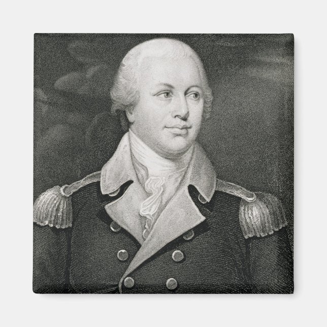 Generalmajor Nathaniel Greene (1742-86), graverad Magnet (Framsidan)