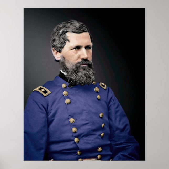 Generalmajor Oliver Howard Poster (Framsidan)