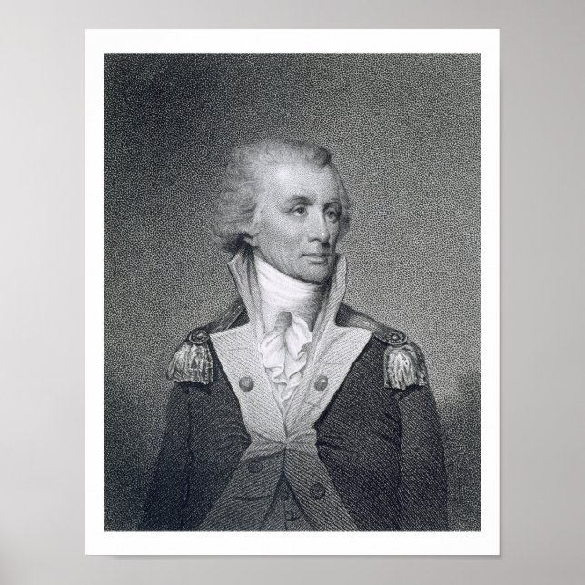 Generalmajor Thomas Sumter (1734-1832) graverad av Poster (Framsidan)