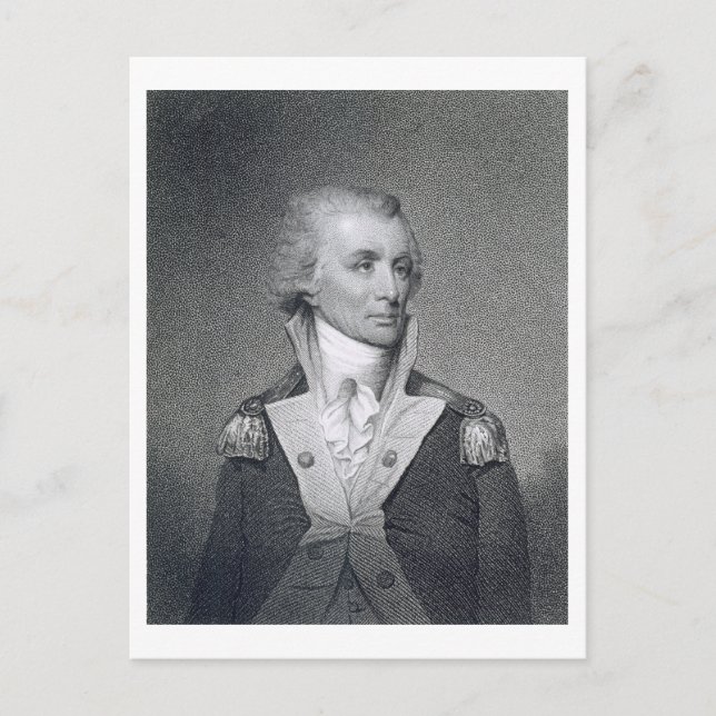 Generalmajor Thomas Sumter (1734-1832) graverad av Vykort (Framsida)
